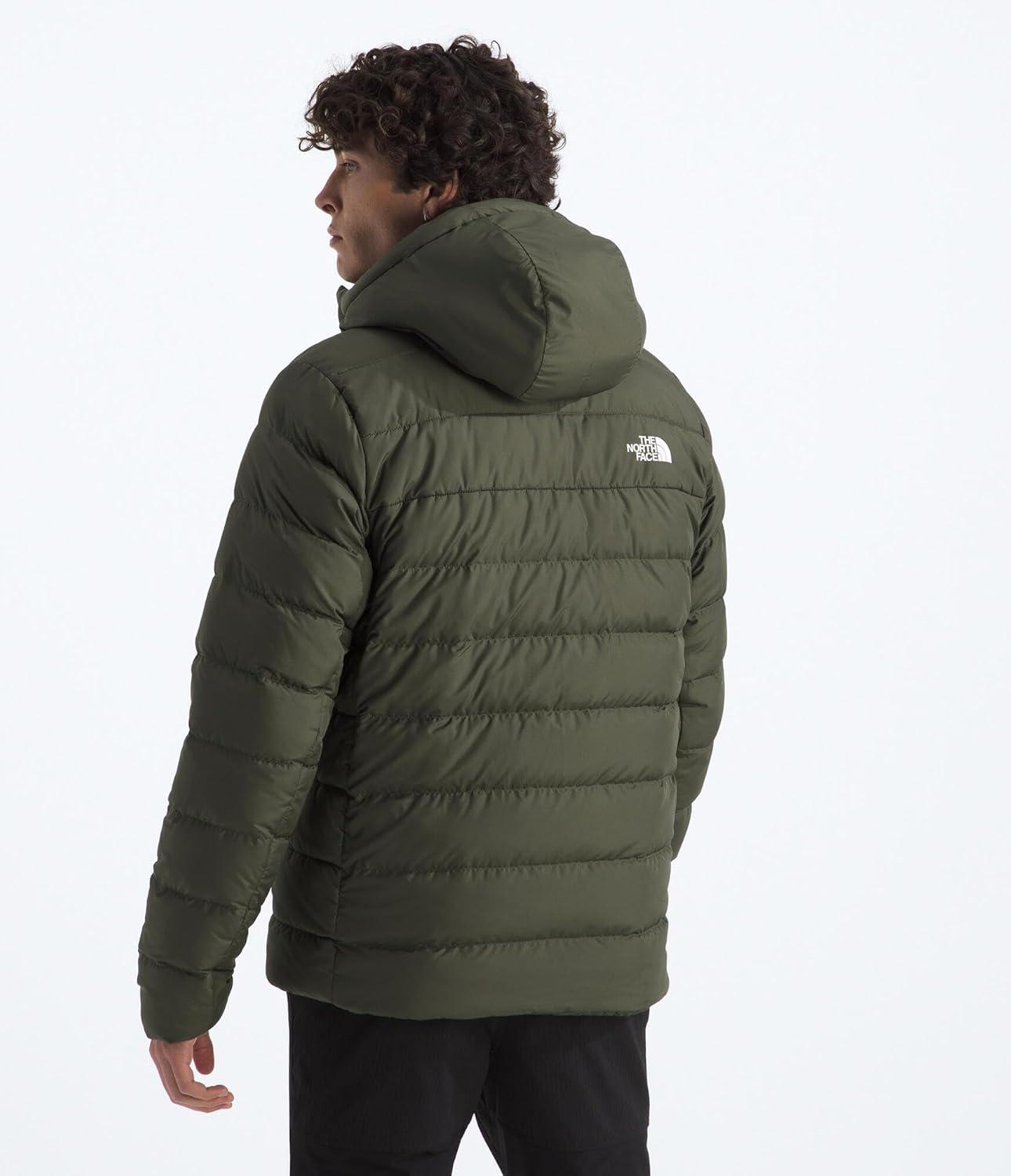 imageTHE NORTH FACE Mens Aconcagua 3 Lined Hoodie Wind Resistant Water Repellent 600 Fill Waterfowl Down InsulationNew Taupe Green