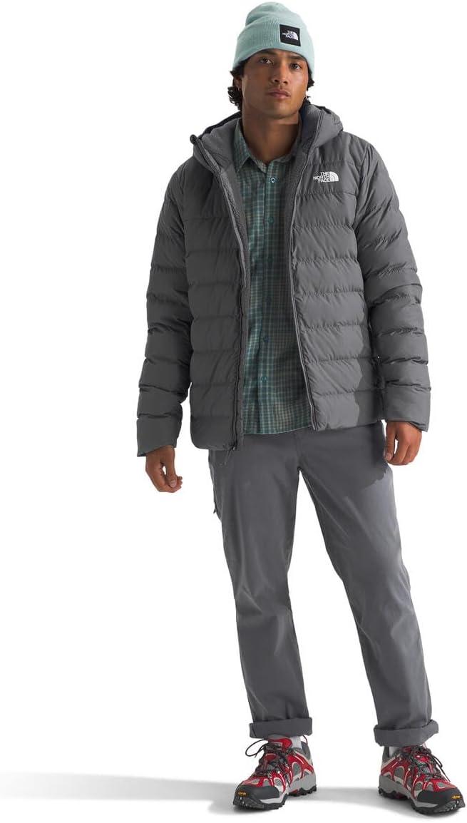 imageTHE NORTH FACE Mens Aconcagua 3 Lined Hoodie Wind Resistant Water Repellent 600 Fill Waterfowl Down InsulationSmoked Pearl