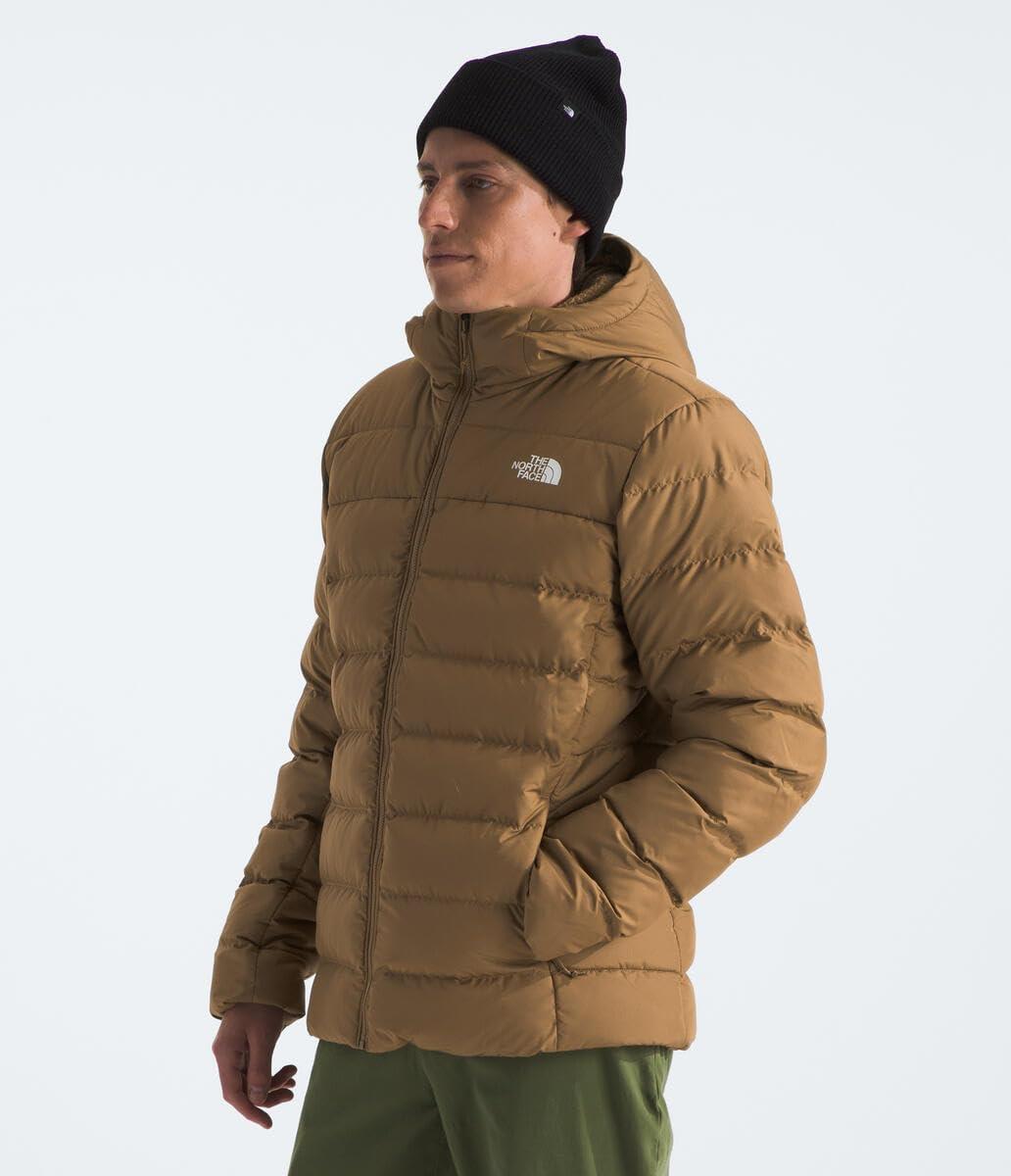 imageTHE NORTH FACE Mens Aconcagua 3 Lined Hoodie Wind Resistant Water Repellent 600 Fill Waterfowl Down InsulationUtility Brown