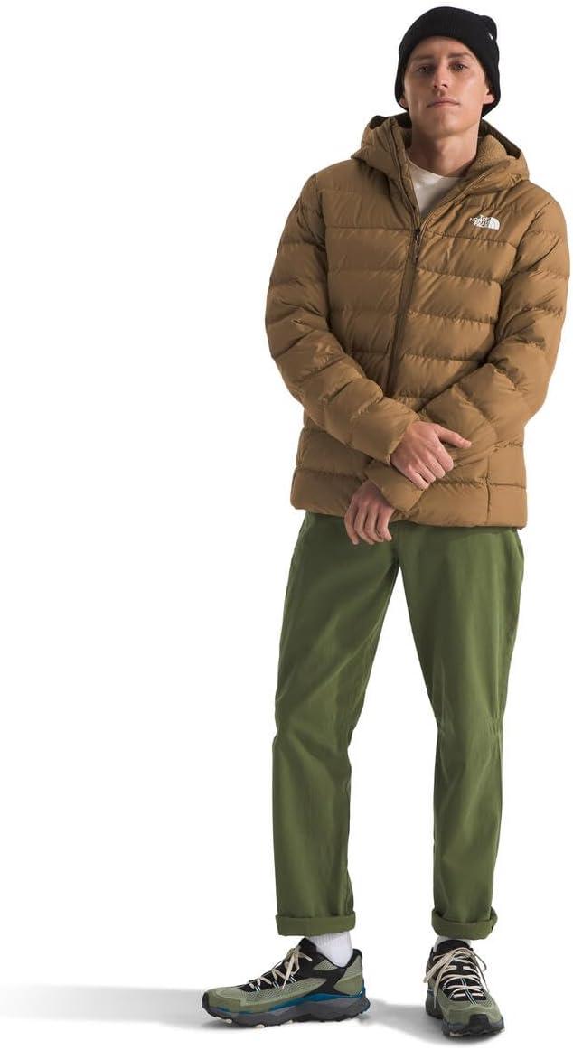 imageTHE NORTH FACE Mens Aconcagua 3 Lined Hoodie Wind Resistant Water Repellent 600 Fill Waterfowl Down InsulationUtility Brown