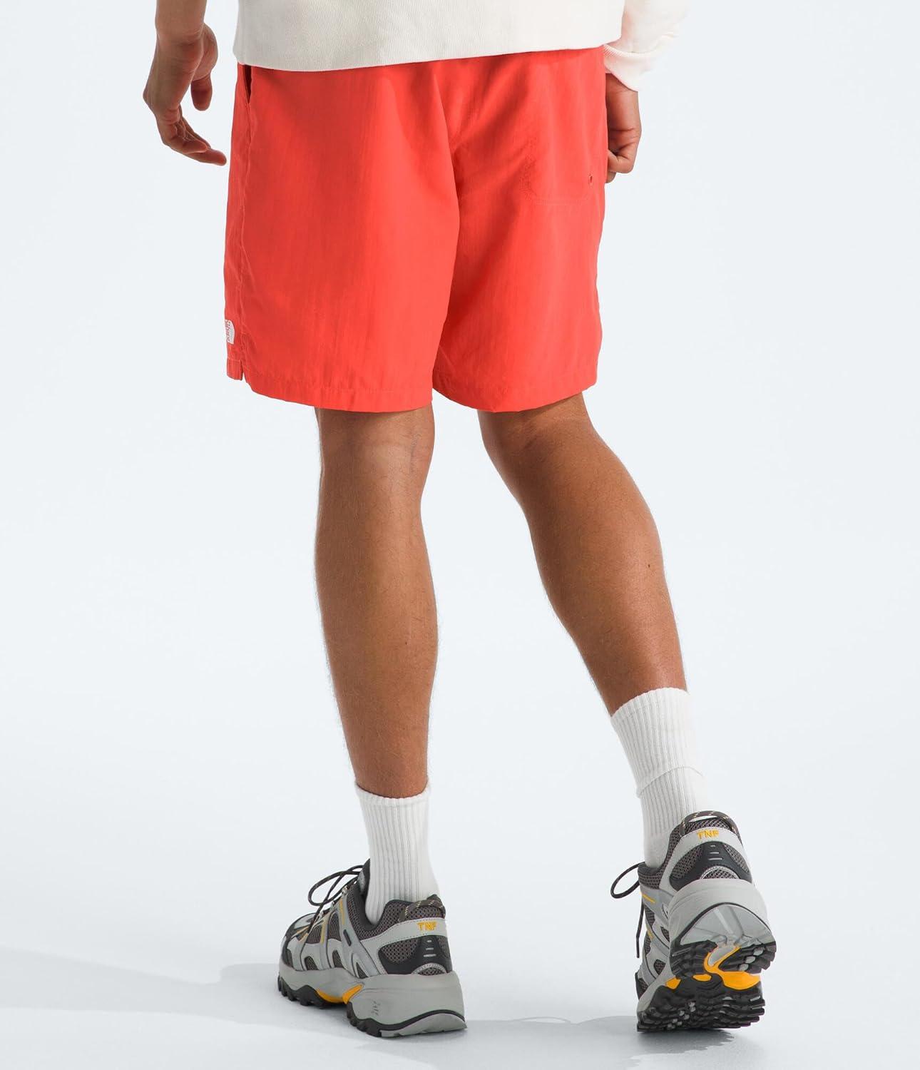 imageTHE NORTH FACE Mens Action Shorts 20 Lightweight ampamp Breathable Nylon Shorts With Flashdry Technology ampamp Adjustable DrawcordCrimson Orange
