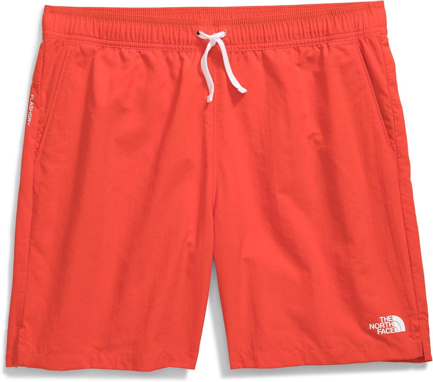 imageTHE NORTH FACE Mens Action Shorts 20 Lightweight ampamp Breathable Nylon Shorts With Flashdry Technology ampamp Adjustable DrawcordCrimson Orange