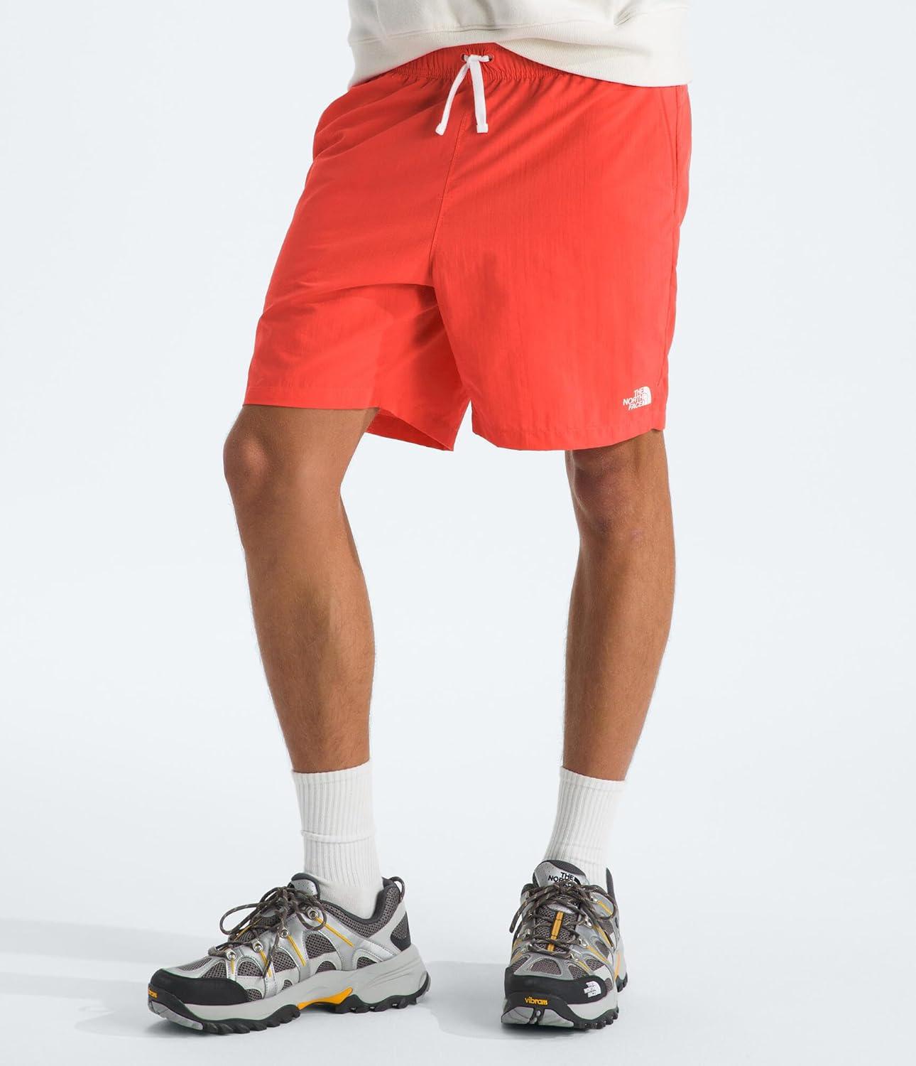 imageTHE NORTH FACE Mens Action Shorts 20 Lightweight ampamp Breathable Nylon Shorts With Flashdry Technology ampamp Adjustable DrawcordCrimson Orange