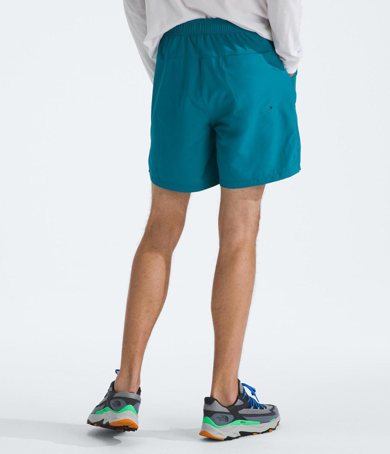 imageTHE NORTH FACE Mens Action Shorts 20 Lightweight ampamp Breathable Nylon Shorts With Flashdry Technology ampamp Adjustable DrawcordDigital Steel