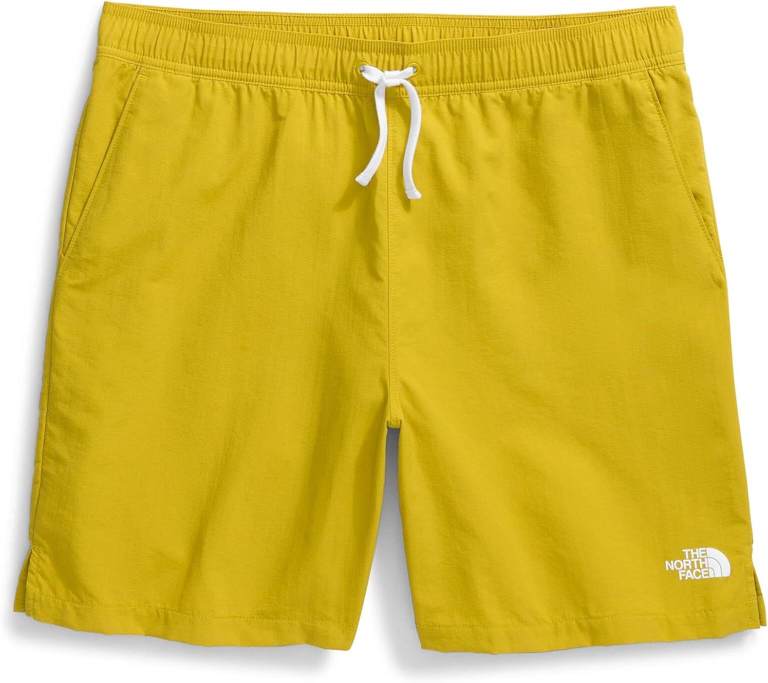 imageTHE NORTH FACE Mens Action Shorts 20 Lightweight ampamp Breathable Nylon Shorts With Flashdry Technology ampamp Adjustable DrawcordDijon Yellow