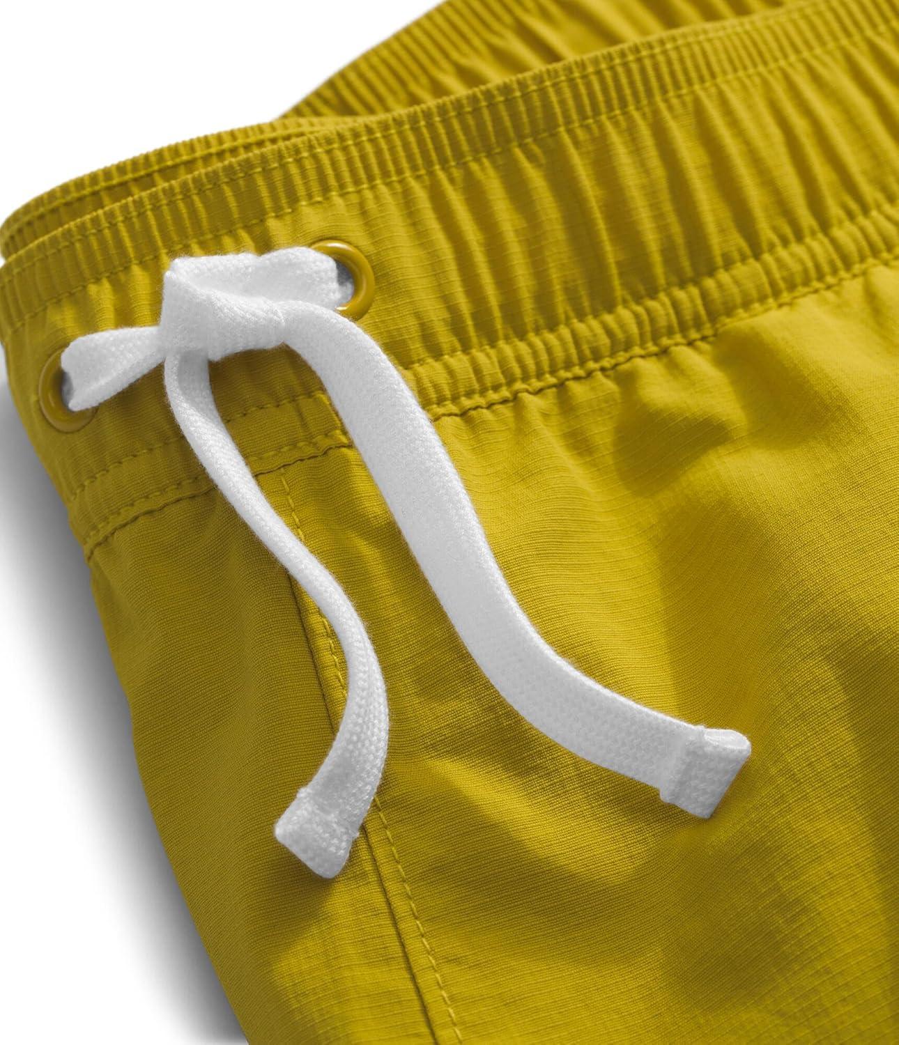 imageTHE NORTH FACE Mens Action Shorts 20 Lightweight ampamp Breathable Nylon Shorts With Flashdry Technology ampamp Adjustable DrawcordDijon Yellow