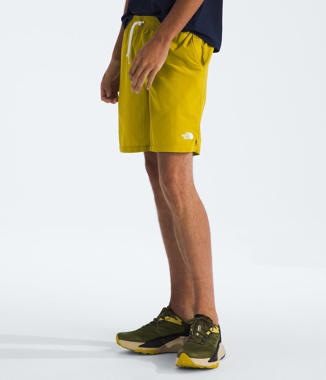 imageTHE NORTH FACE Mens Action Shorts 20 Lightweight ampamp Breathable Nylon Shorts With Flashdry Technology ampamp Adjustable DrawcordDijon Yellow