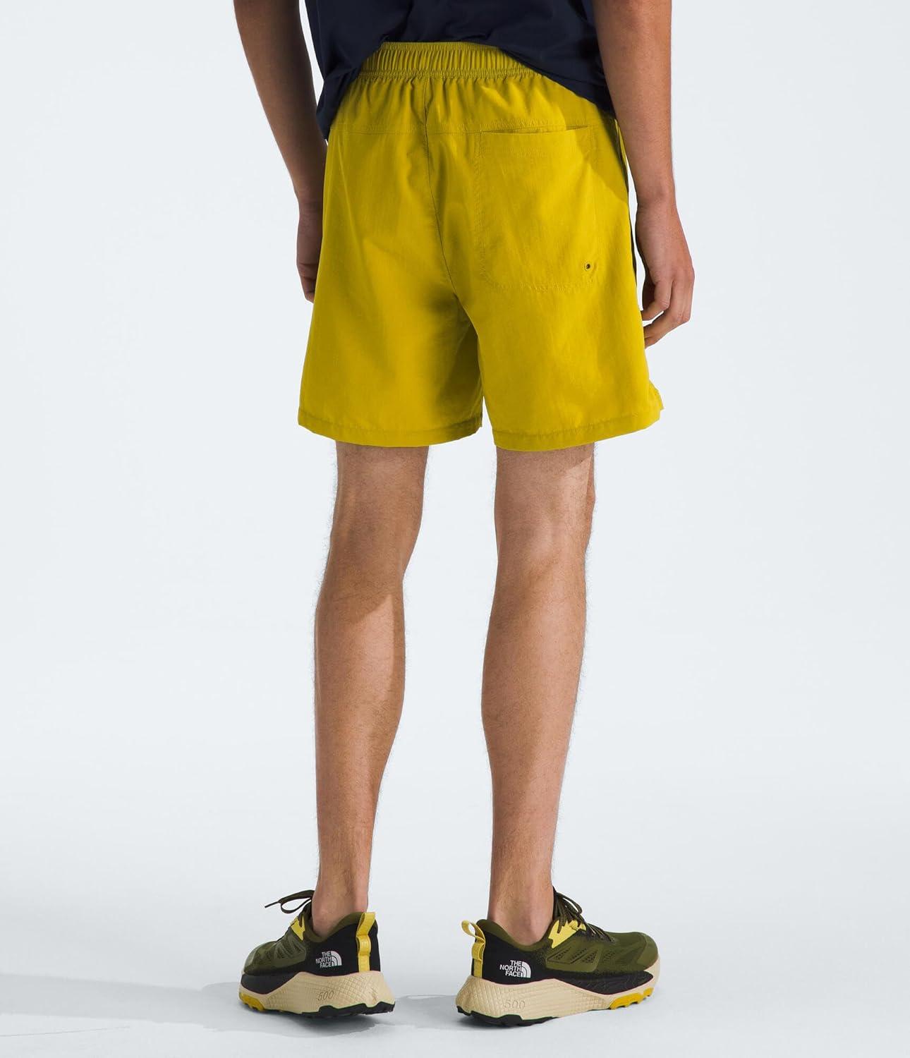 imageTHE NORTH FACE Mens Action Shorts 20 Lightweight ampamp Breathable Nylon Shorts With Flashdry Technology ampamp Adjustable DrawcordDijon Yellow
