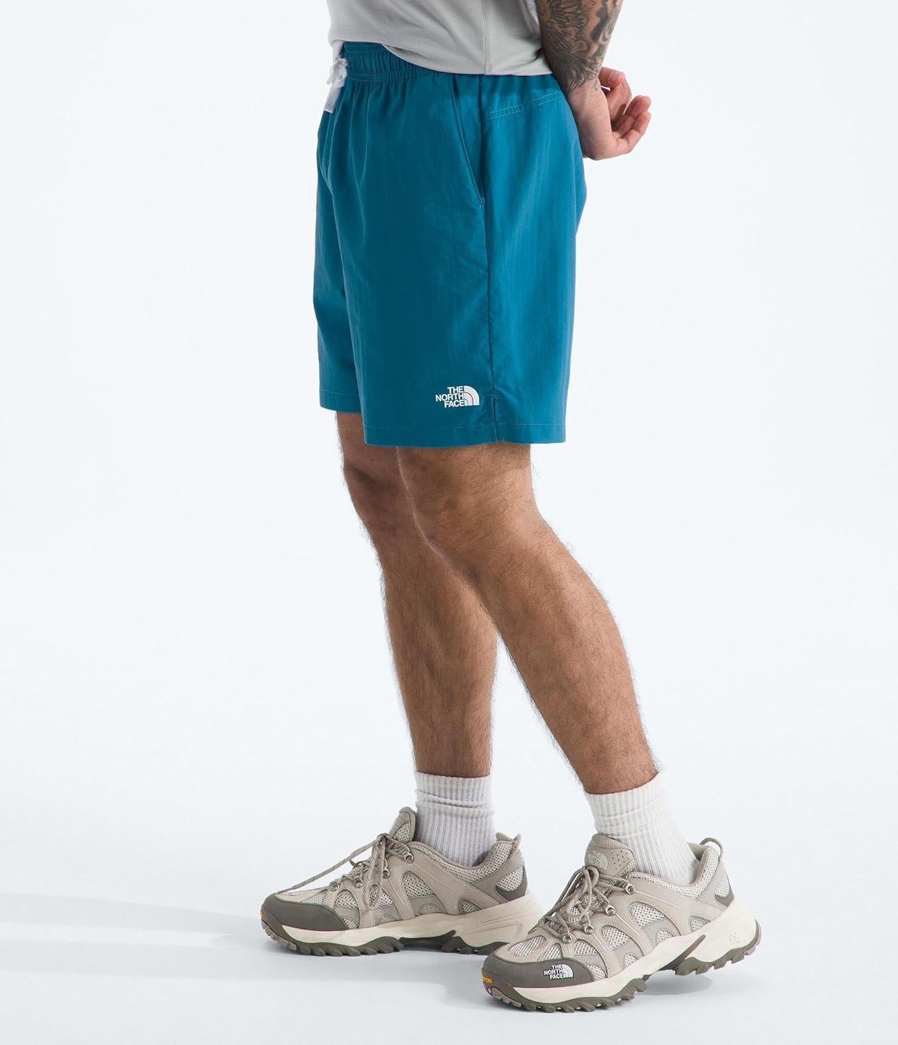 imageTHE NORTH FACE Mens Action Shorts 20 Lightweight ampamp Breathable Nylon Shorts With Flashdry Technology ampamp Adjustable DrawcordDusk Blue