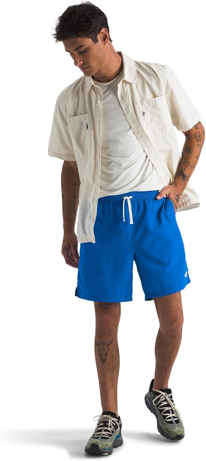 imageTHE NORTH FACE Mens Action Shorts 20 Lightweight ampamp Breathable Nylon Shorts With Flashdry Technology ampamp Adjustable DrawcordHero Blue