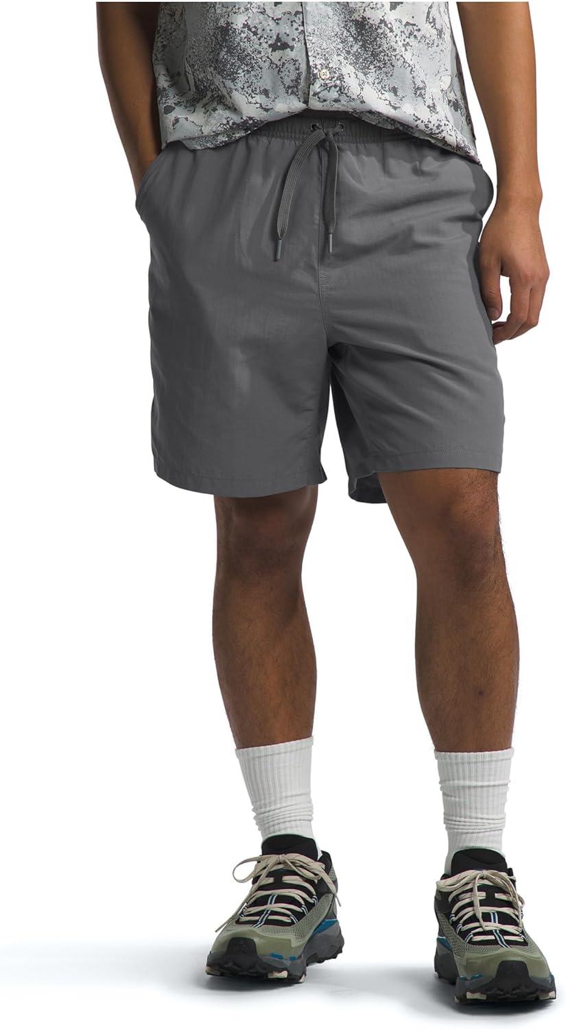 imageTHE NORTH FACE Mens Action Shorts 20 Lightweight ampamp Breathable Nylon Shorts With Flashdry Technology ampamp Adjustable DrawcordSmoked Pearl