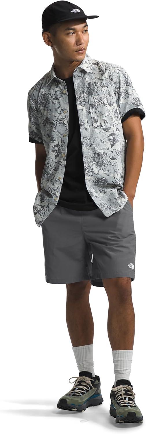 imageTHE NORTH FACE Mens Action Shorts 20 Lightweight ampamp Breathable Nylon Shorts With Flashdry Technology ampamp Adjustable DrawcordSmoked Pearl