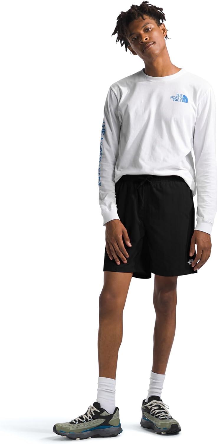imageTHE NORTH FACE Mens Action Shorts 20 Lightweight ampamp Breathable Nylon Shorts With Flashdry Technology ampamp Adjustable DrawcordTnf Black