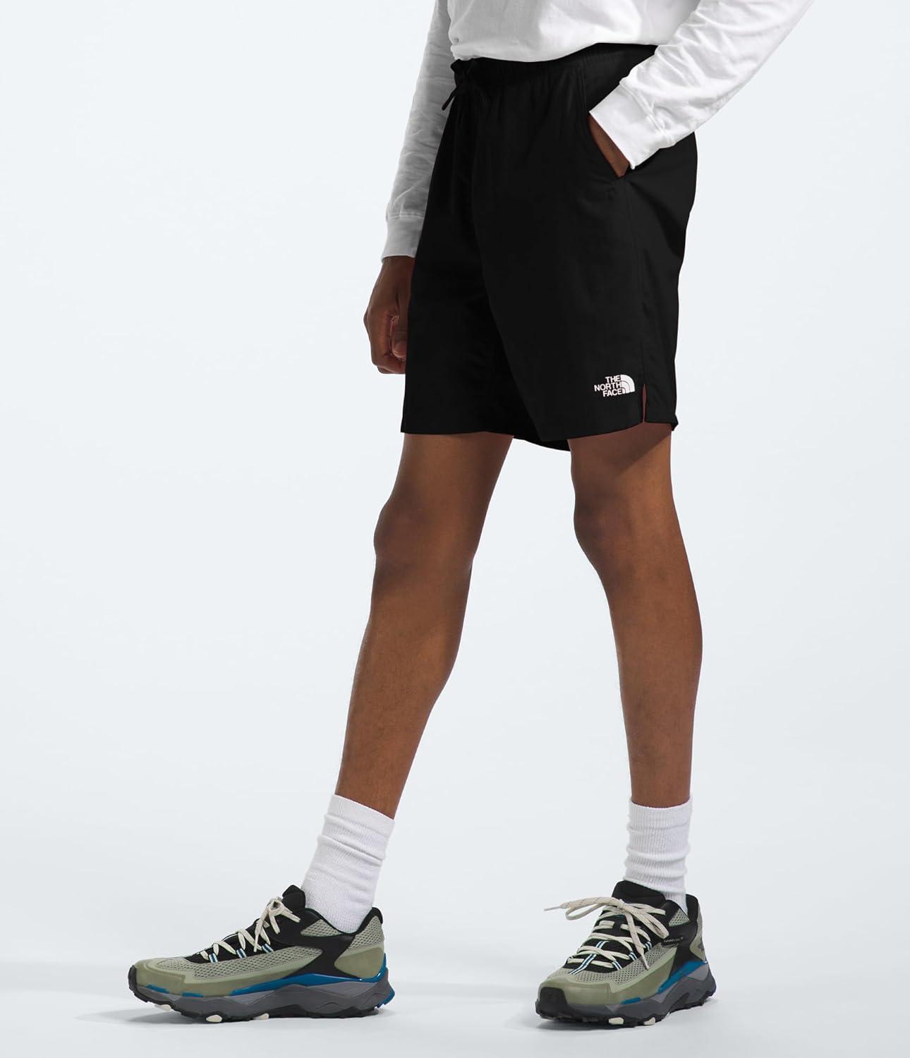 imageTHE NORTH FACE Mens Action Shorts 20 Lightweight ampamp Breathable Nylon Shorts With Flashdry Technology ampamp Adjustable DrawcordTnf Black