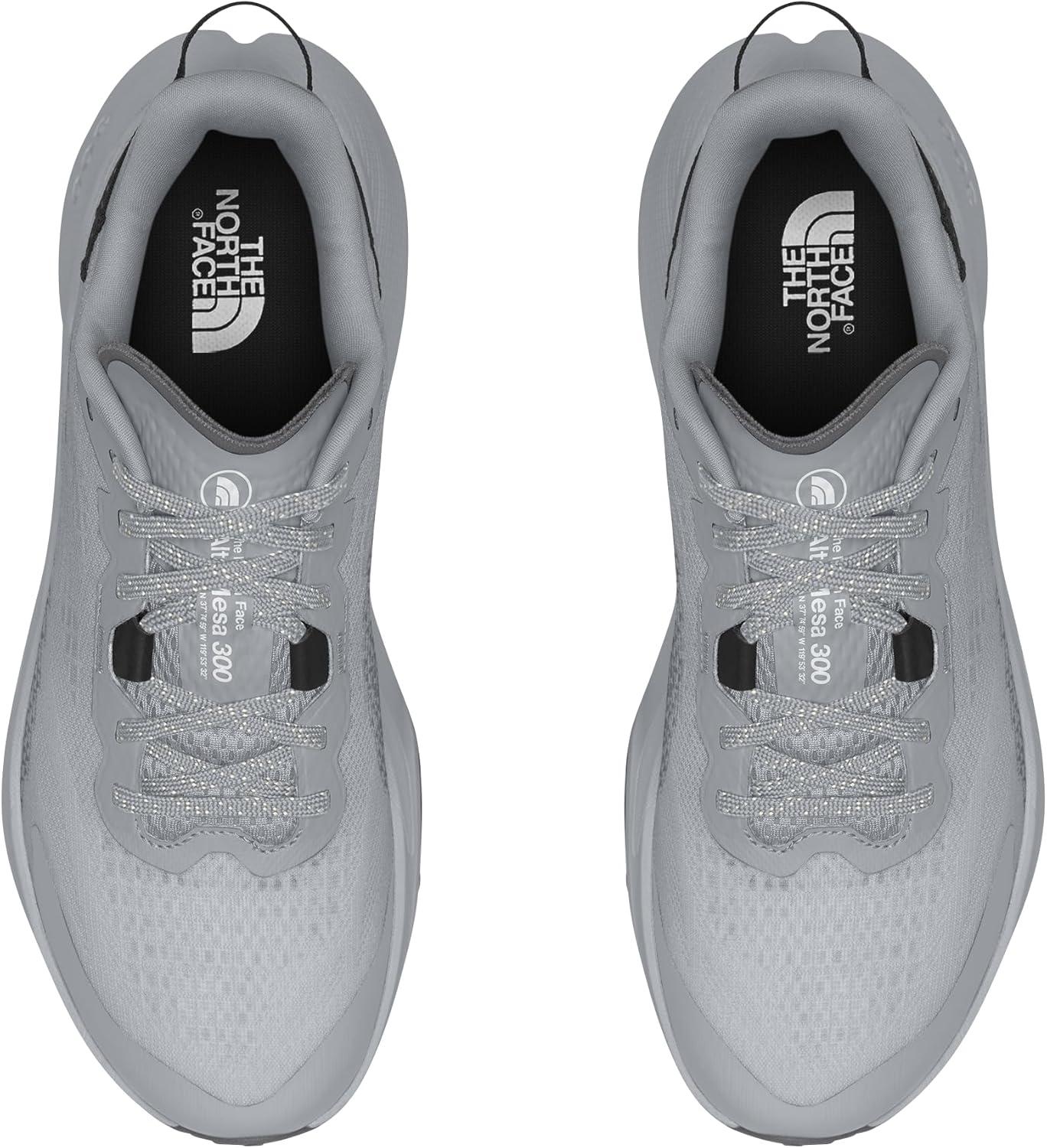 imageTHE NORTH FACE Mens Altamesa 300 Trail Running Shoe Lightweight High Rebound Midsole Roomy Toe BoxHigh Rise GreySmoked Pearl