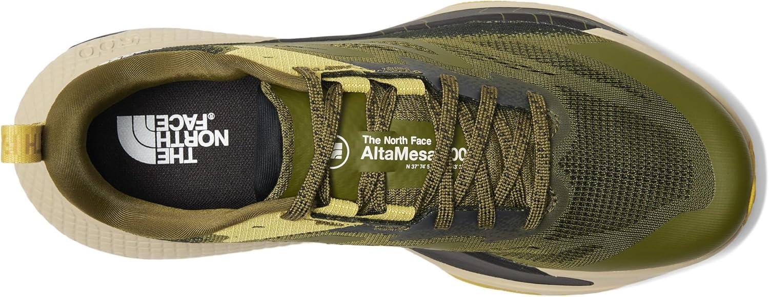 imageTHE NORTH FACE Mens Altamesa 500 Trail Running Shoe Highly Cushioned Roomy Toe Box ampamp Durable Toe CapForest OliveTnf Black