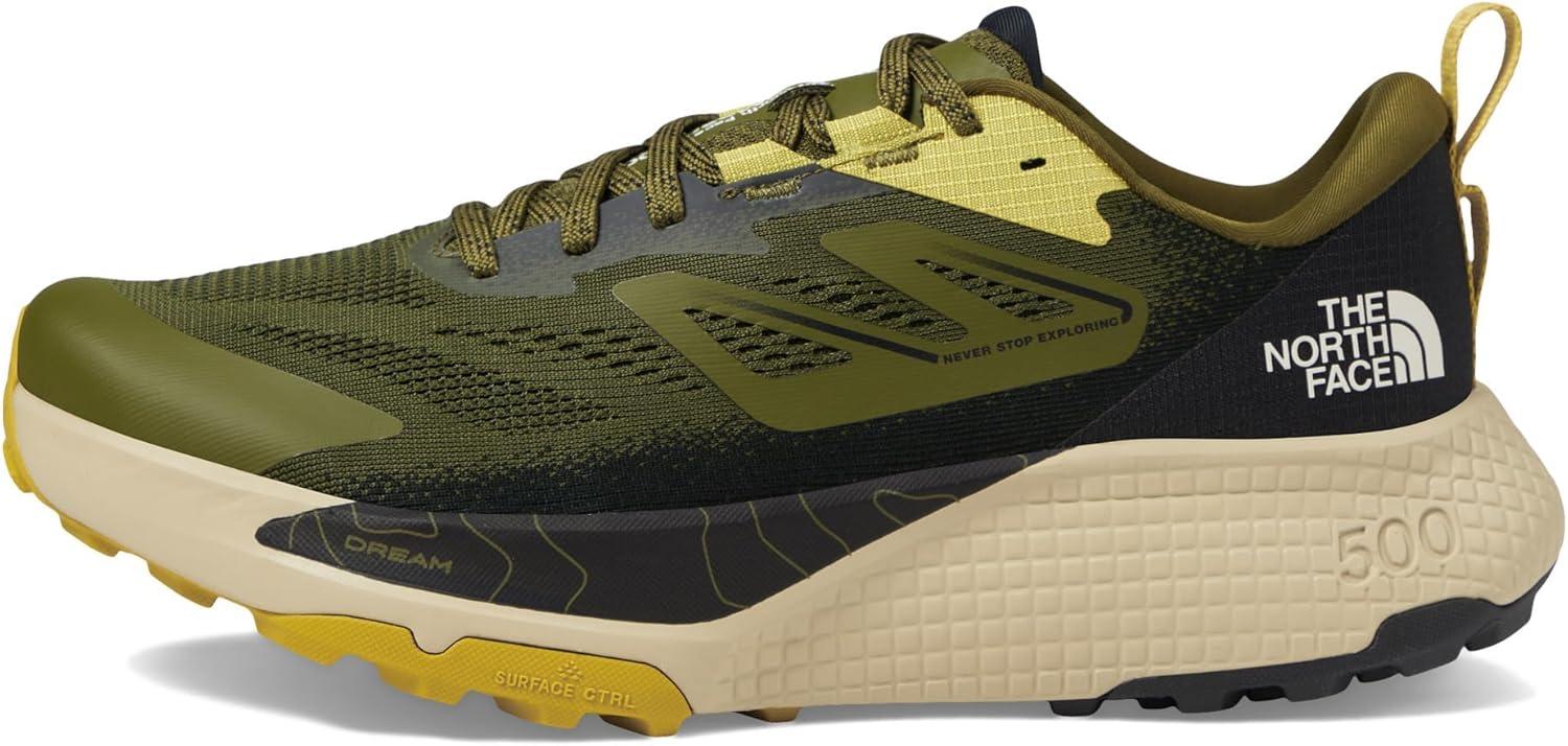 imageTHE NORTH FACE Mens Altamesa 500 Trail Running Shoe Highly Cushioned Roomy Toe Box ampamp Durable Toe CapForest OliveTnf Black