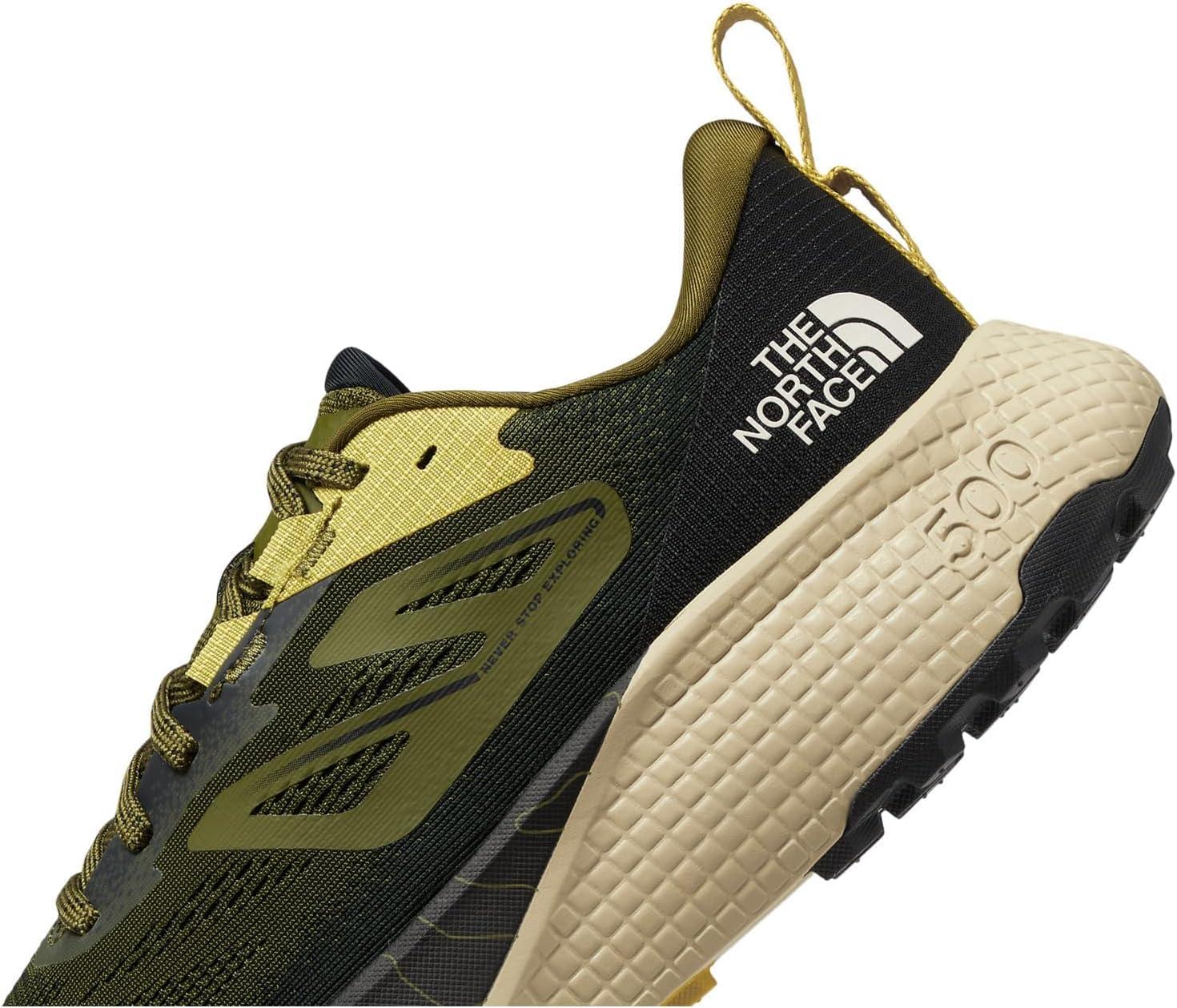 imageTHE NORTH FACE Mens Altamesa 500 Trail Running Shoe Highly Cushioned Roomy Toe Box ampamp Durable Toe CapForest OliveTnf Black