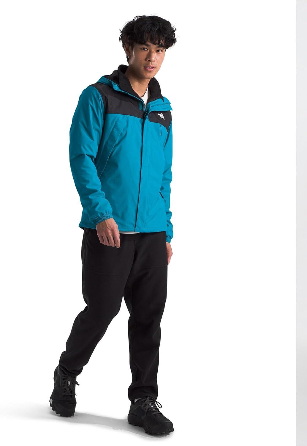 imageTHE NORTH FACE Mens Antora Triclimate Jacket Waterproof Shell Warm Inner Fleece Layer Adjustable 3 Piece HoodAlkaline BlueTnf Black