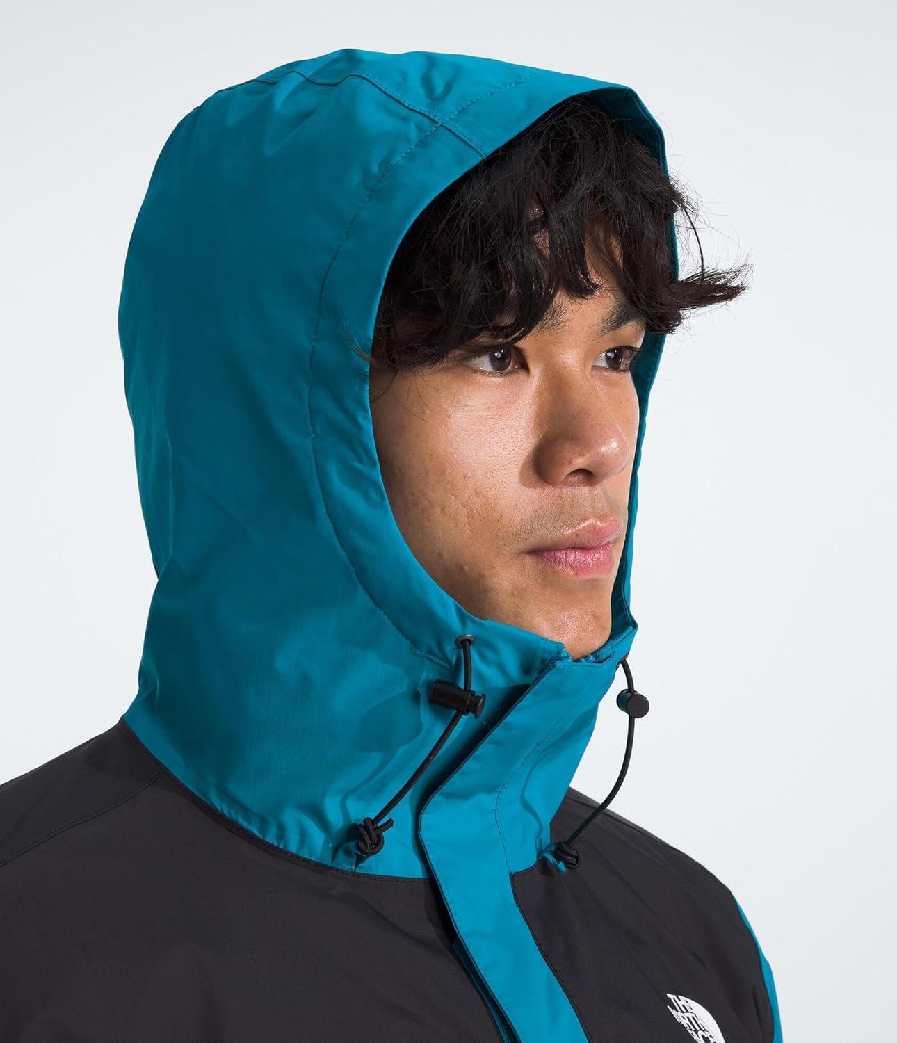 imageTHE NORTH FACE Mens Antora Triclimate Jacket Waterproof Shell Warm Inner Fleece Layer Adjustable 3 Piece HoodAlkaline BlueTnf Black