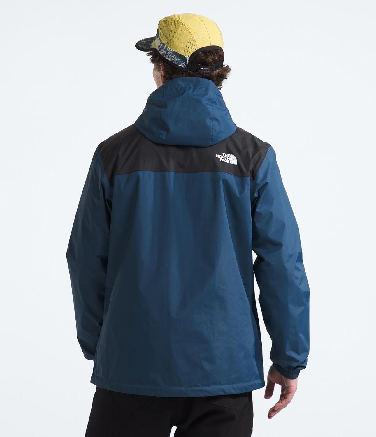 imageTHE NORTH FACE Mens Antora Triclimate Jacket Waterproof Shell Warm Inner Fleece Layer Adjustable 3 Piece HoodShady BlueTnf Blacknpf