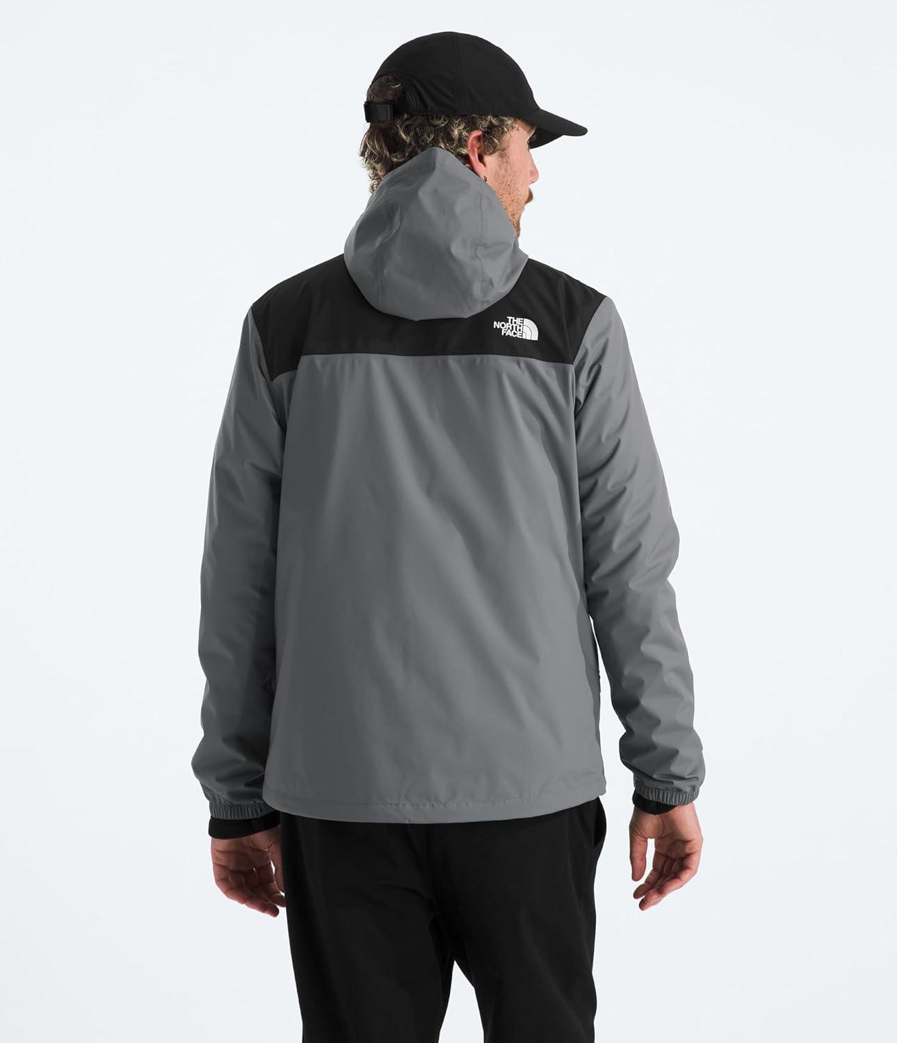 imageTHE NORTH FACE Mens Antora Triclimate Jacket Waterproof Shell Warm Inner Fleece Layer Adjustable 3 Piece HoodSmoked PearlTnf Black