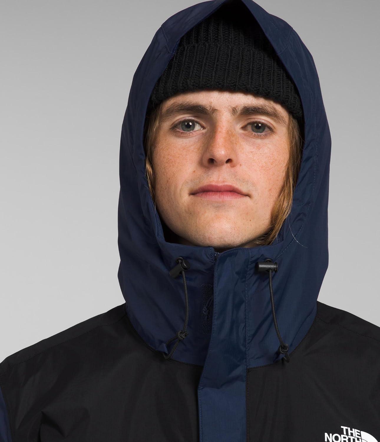 imageTHE NORTH FACE Mens Antora Triclimate Jacket Waterproof Shell Warm Inner Fleece Layer Adjustable 3 Piece HoodSummit NavyTnf Black