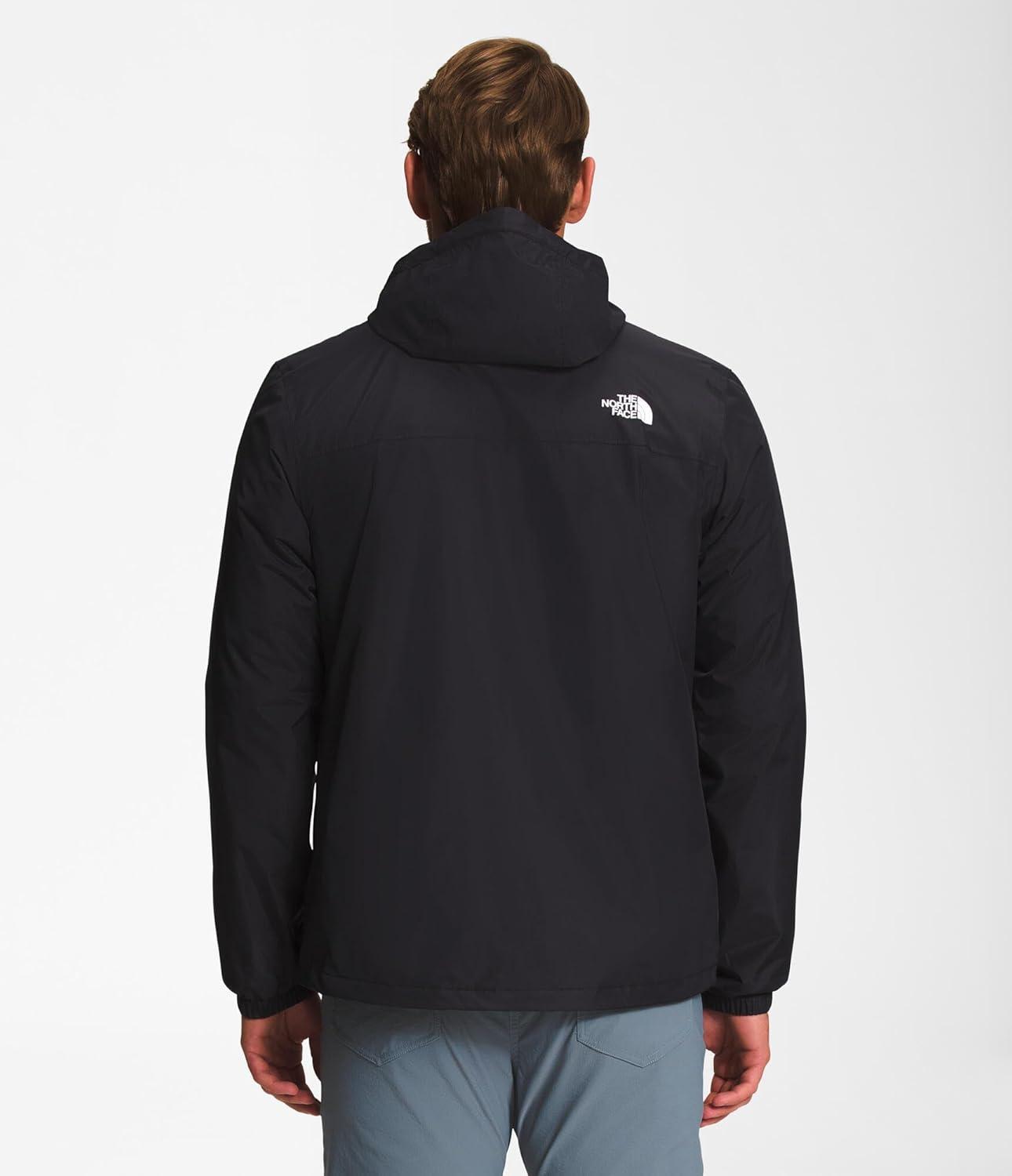 imageTHE NORTH FACE Mens Antora Triclimate Jacket Waterproof Shell Warm Inner Fleece Layer Adjustable 3 Piece HoodTnf BlackVanadis Greynpf