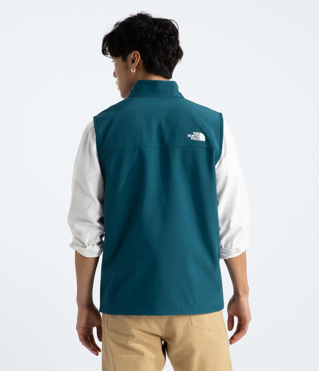 imageTHE NORTH FACE Mens Apex Bionic 3 Windproof Vest Water ampamp Wind Resistant Softshell With Zippered Pockets Adjustable HemMidnight Petrol