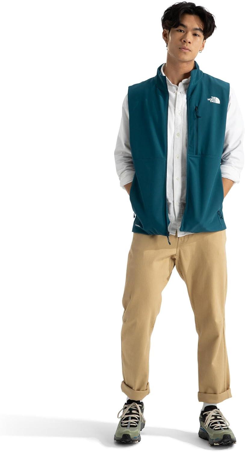 imageTHE NORTH FACE Mens Apex Bionic 3 Windproof Vest Water ampamp Wind Resistant Softshell With Zippered Pockets Adjustable HemMidnight Petrol