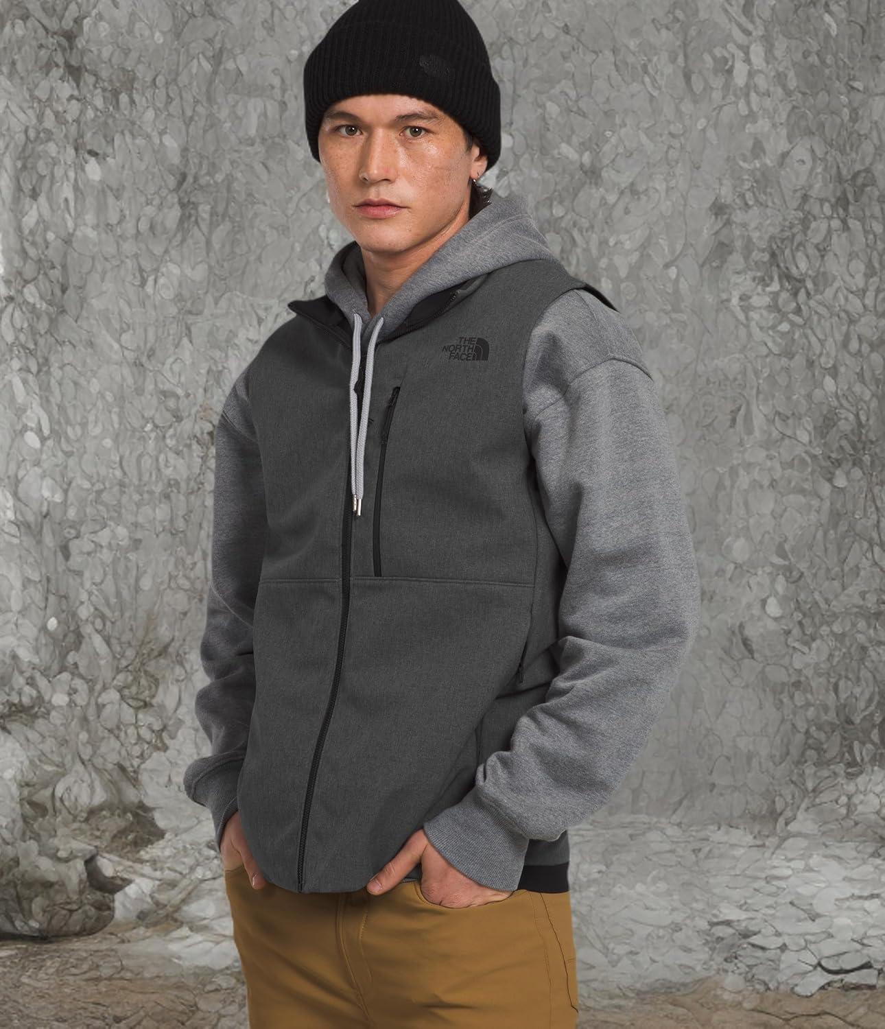 imageTHE NORTH FACE Mens Apex Bionic 3 Windproof Vest Water ampamp Wind Resistant Softshell With Zippered Pockets Adjustable HemTnf Dark Grey Heather