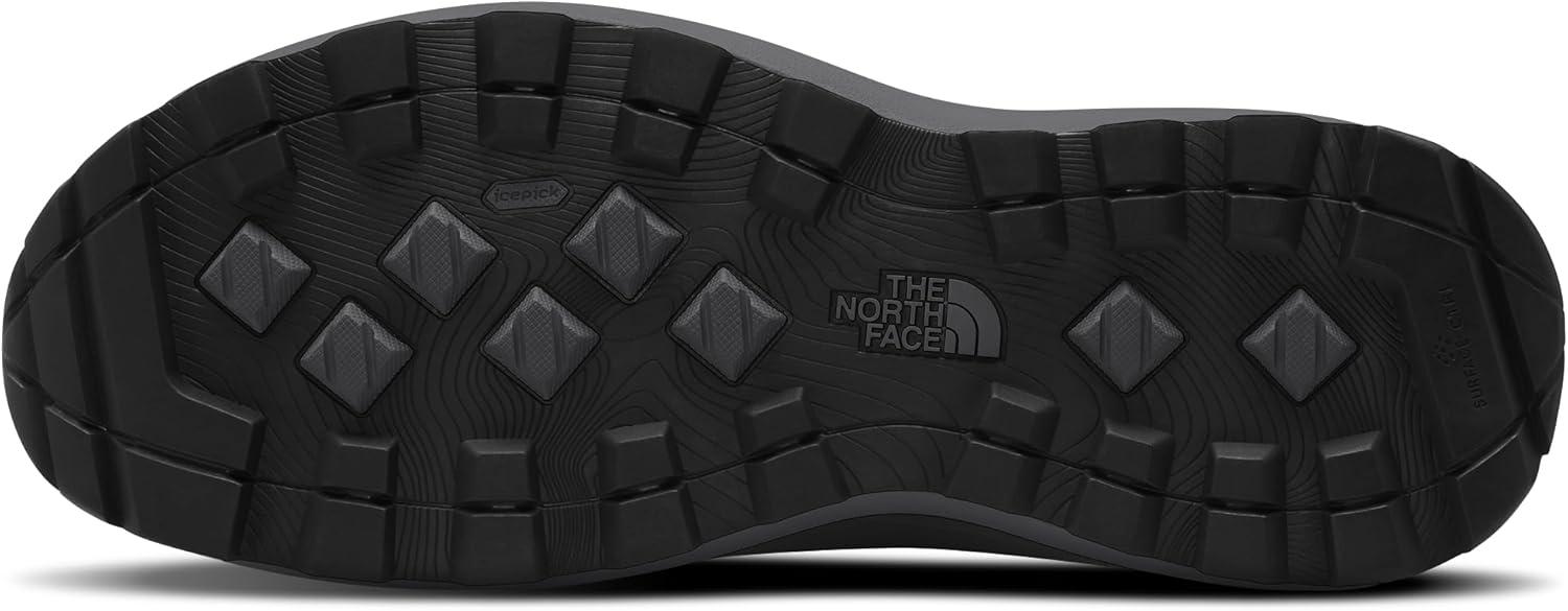 imageTHE NORTH FACE Mens Bergen Leather Waterproof Hiking Boot Insulated Snow Boot With 45mm LugsTnf BlackTnf Black