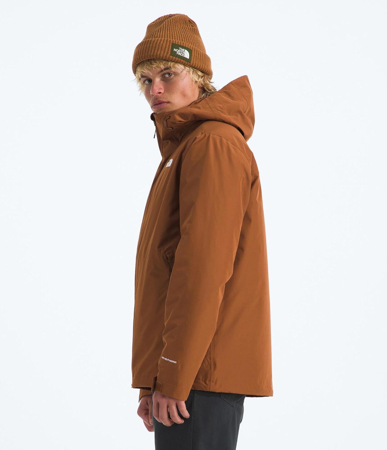 imageTHE NORTH FACE Mens Carto Mono Triclimate Hooded Jacket Insulated Winter Coat Wind ampamp Water Resistant Adjustable HoodBurnt Umber