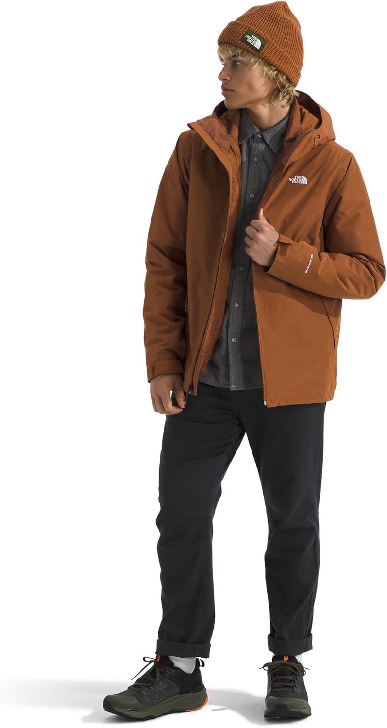 imageTHE NORTH FACE Mens Carto Mono Triclimate Hooded Jacket Insulated Winter Coat Wind ampamp Water Resistant Adjustable HoodBurnt Umber