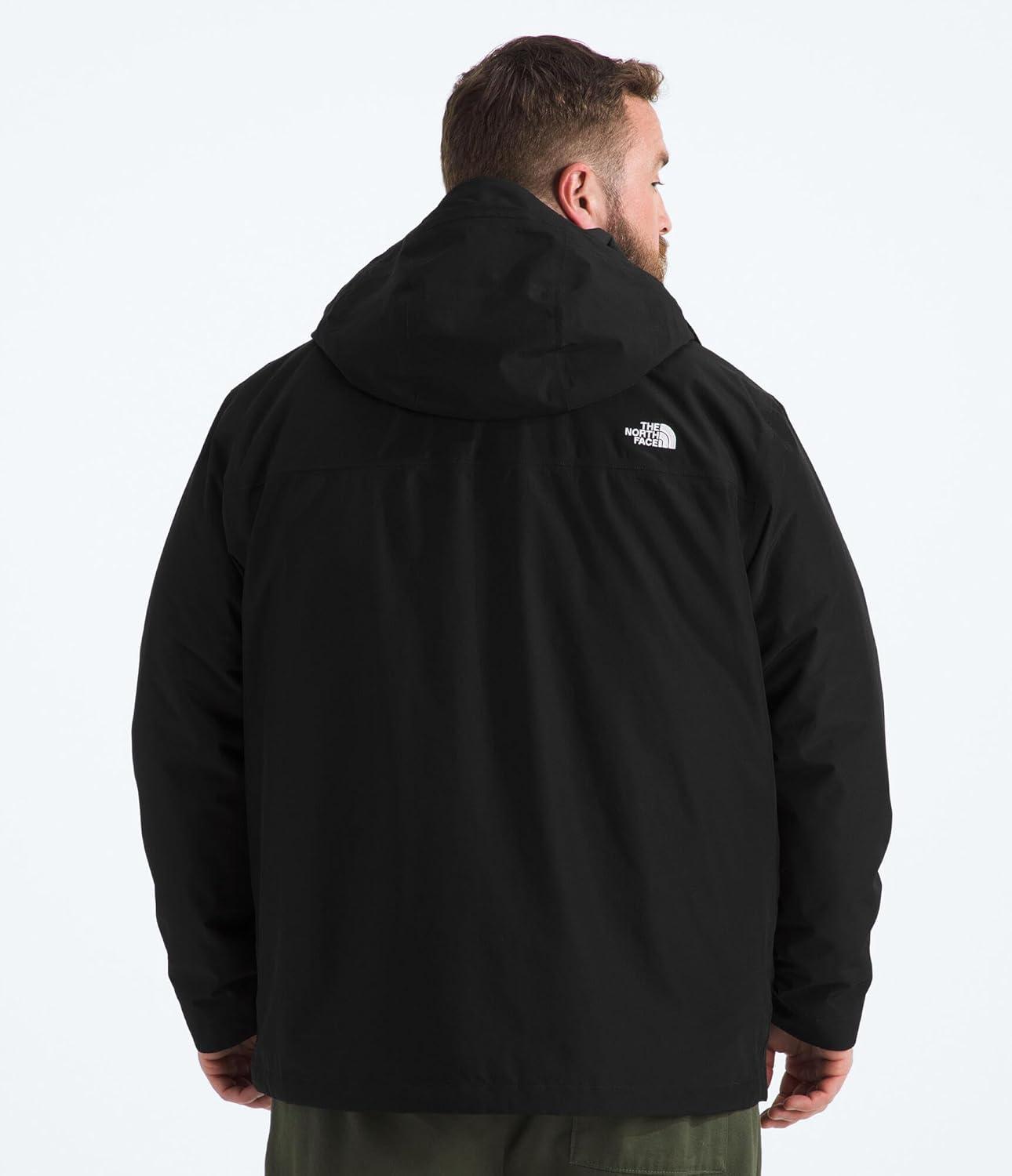 imageTHE NORTH FACE Mens Carto Mono Triclimate Hooded Jacket Insulated Winter Coat Wind ampamp Water Resistant Adjustable HoodTnf Black