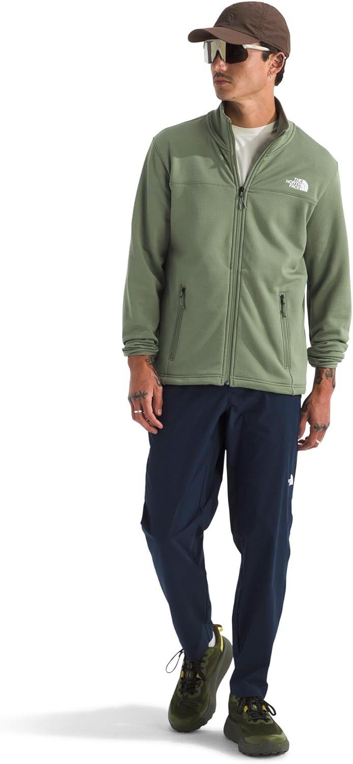 imageTHE NORTH FACE Mens Cedar Trail Grid Fleece Full Zip JacketBark Mist