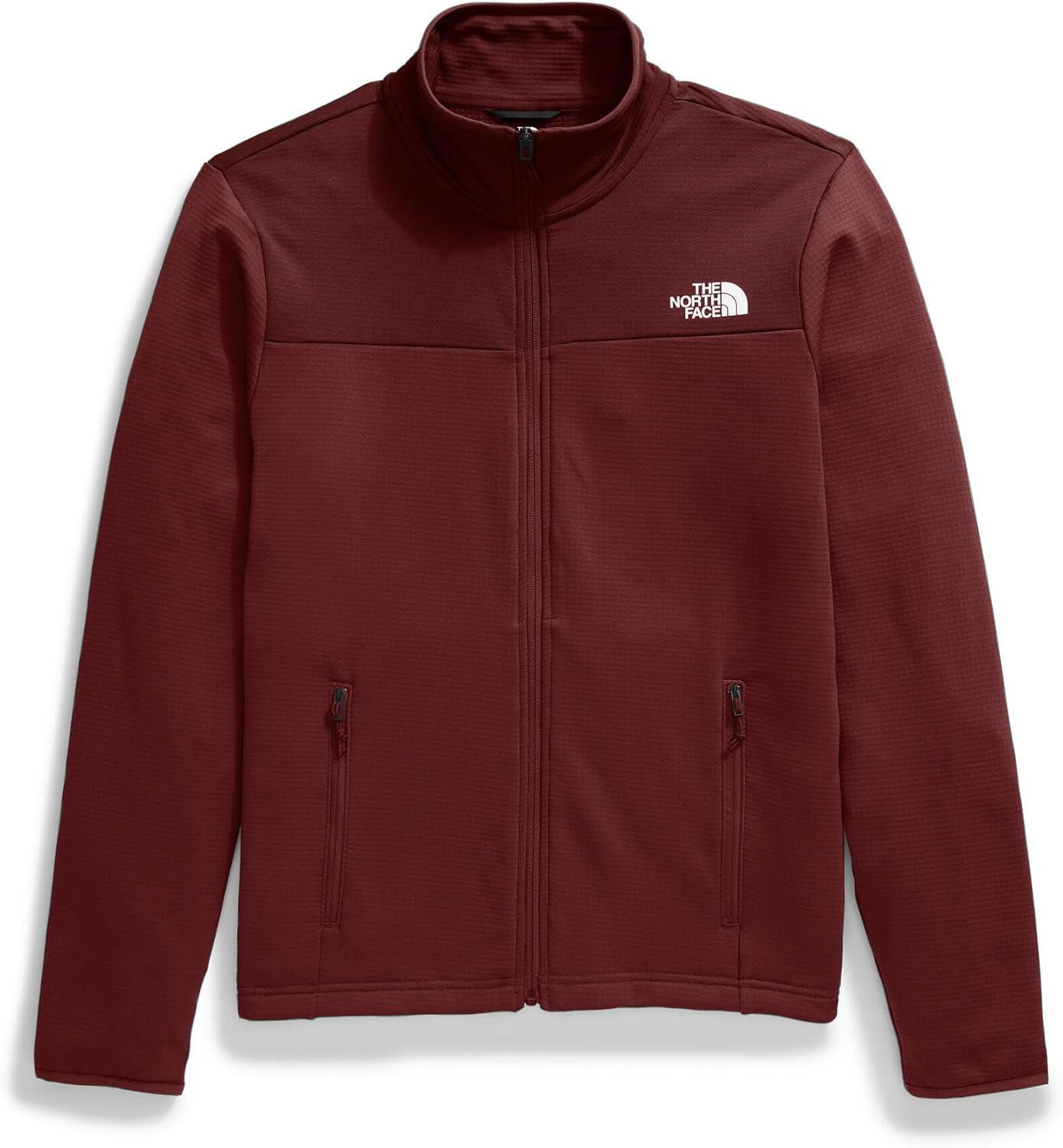 imageTHE NORTH FACE Mens Cedar Trail Grid Fleece Full Zip JacketSumac