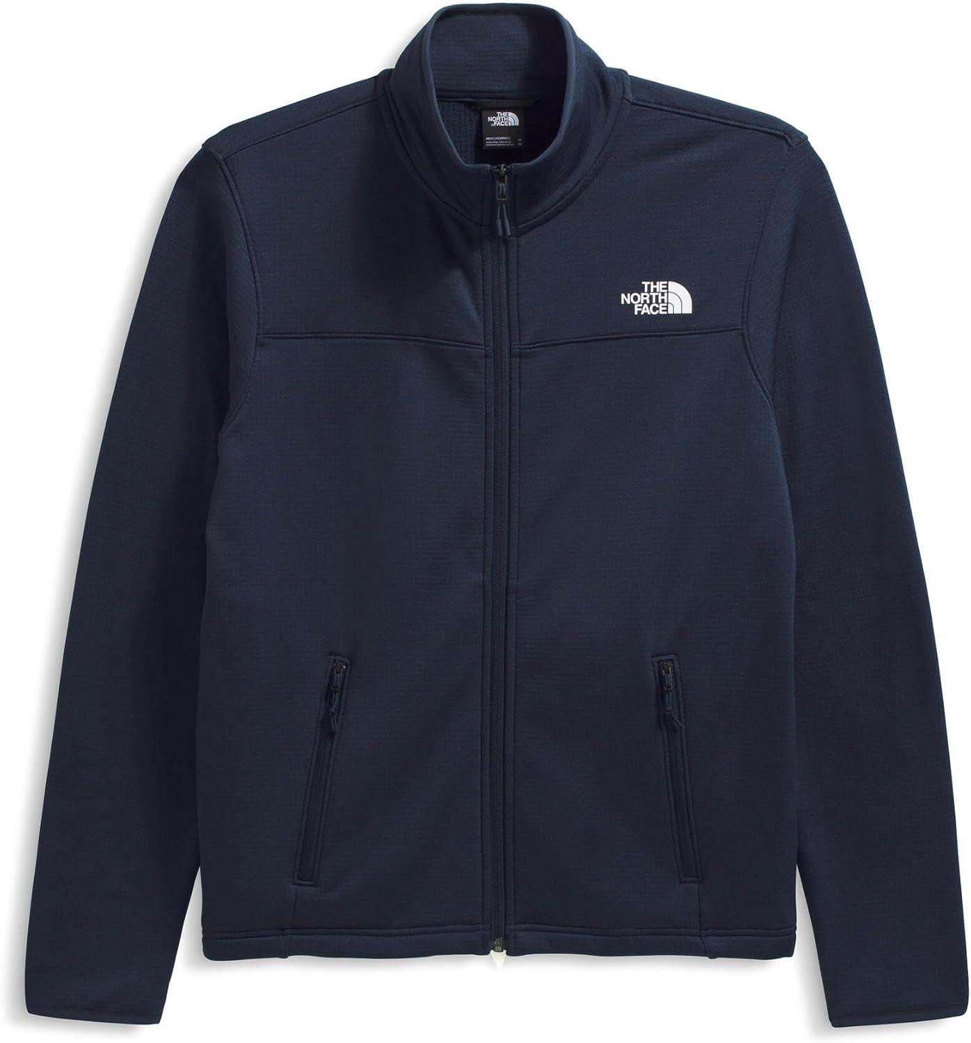 imageTHE NORTH FACE Mens Cedar Trail Grid Fleece Full Zip JacketSummit Navy