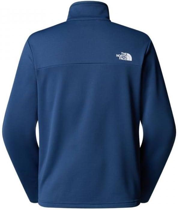 imageTHE NORTH FACE Mens Cedar Trail Grid Fleece Full Zip JacketWhite Dune