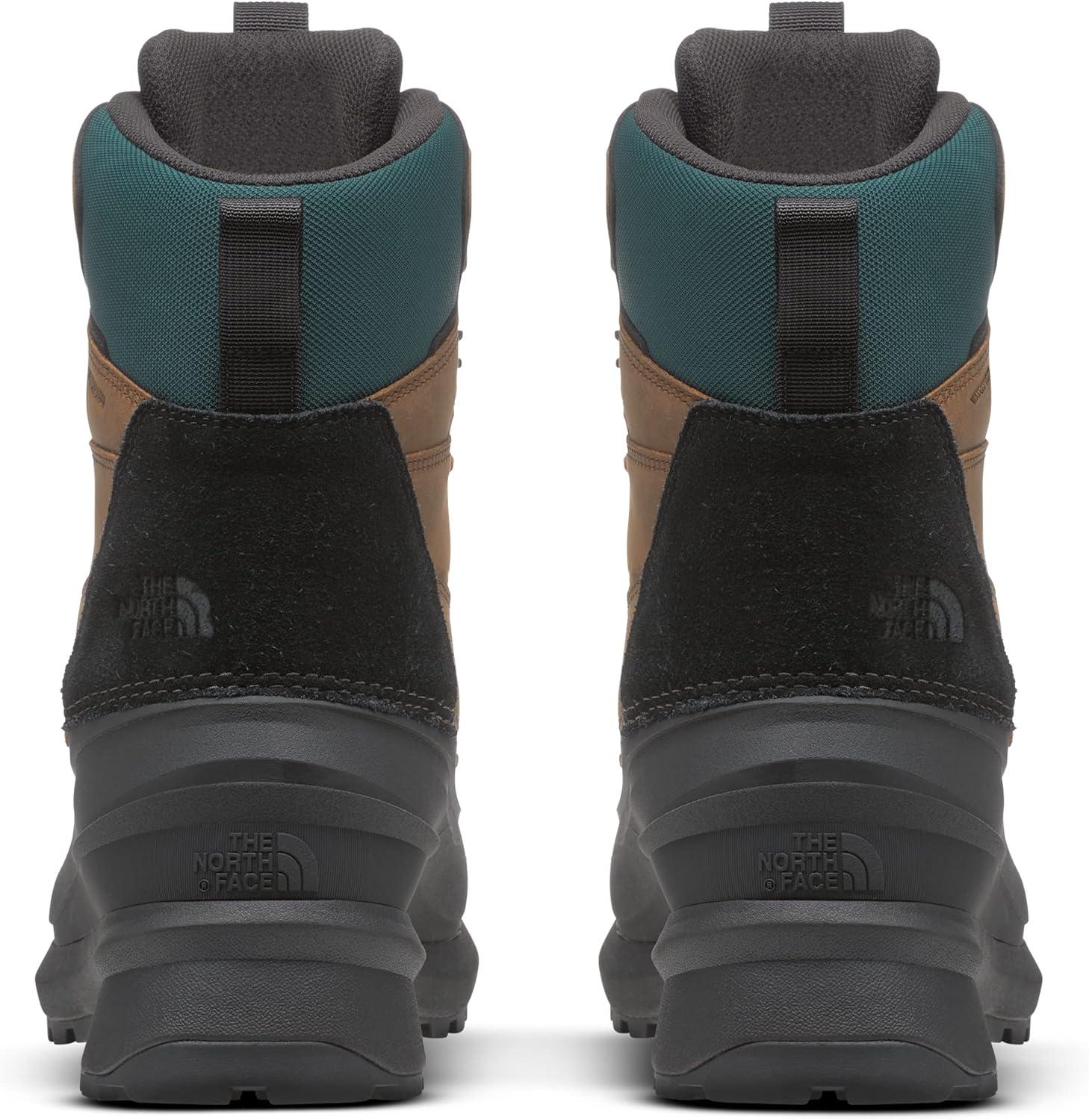 imageTHE NORTH FACE Mens Chilkat V 400 Waterproof Snow Boot 400g of Premium InsulationToasted BrownTnf Black