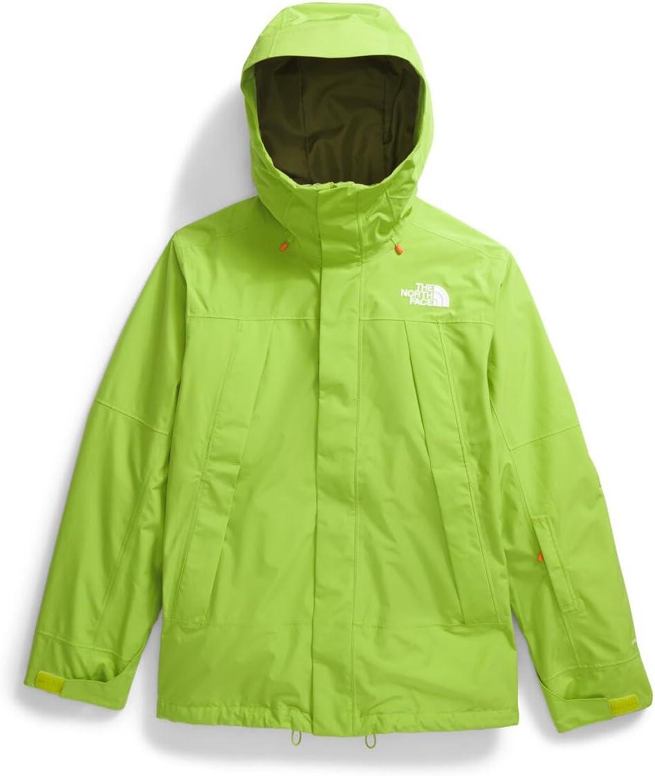 imageTHE NORTH FACE Mens Clement Triclimate Jacket Heatseeker Insulation ampamp Water Repellent Finish Helmet Compatible HoodMeadow GrassForest Olive