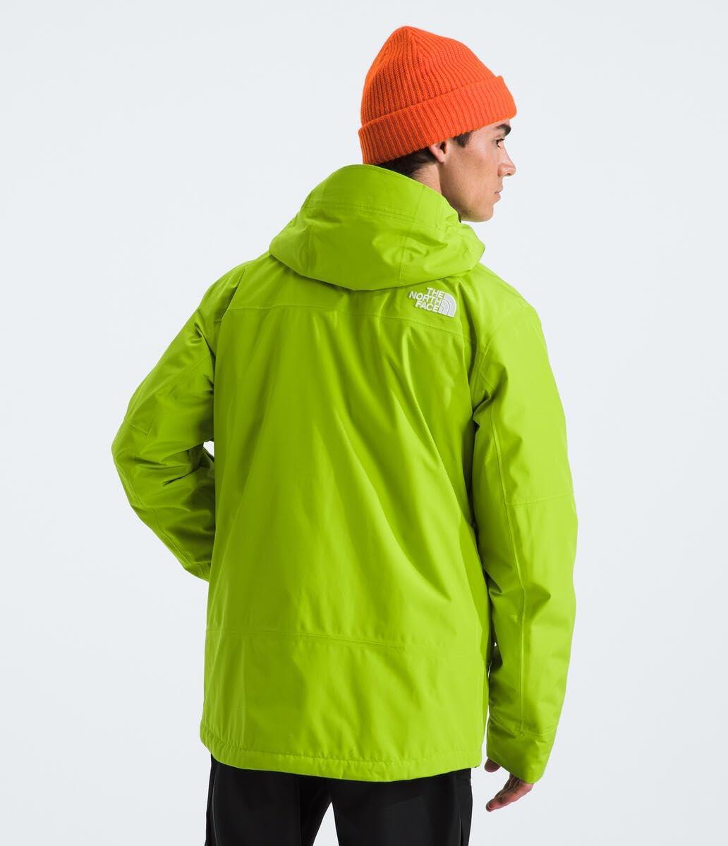 imageTHE NORTH FACE Mens Clement Triclimate Jacket Heatseeker Insulation ampamp Water Repellent Finish Helmet Compatible HoodMeadow GrassForest Olive