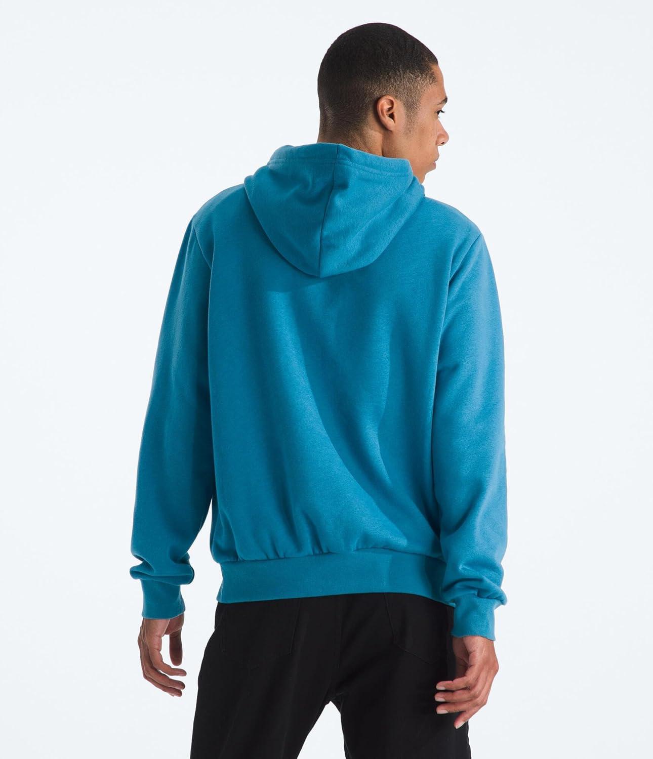imageTHE NORTH FACE Mens Evolution Half Dome Hoodie Sweatshirt with 2 Piece Hood Adjustable Drawcord Kangaroo Hand PocketDusk Blue