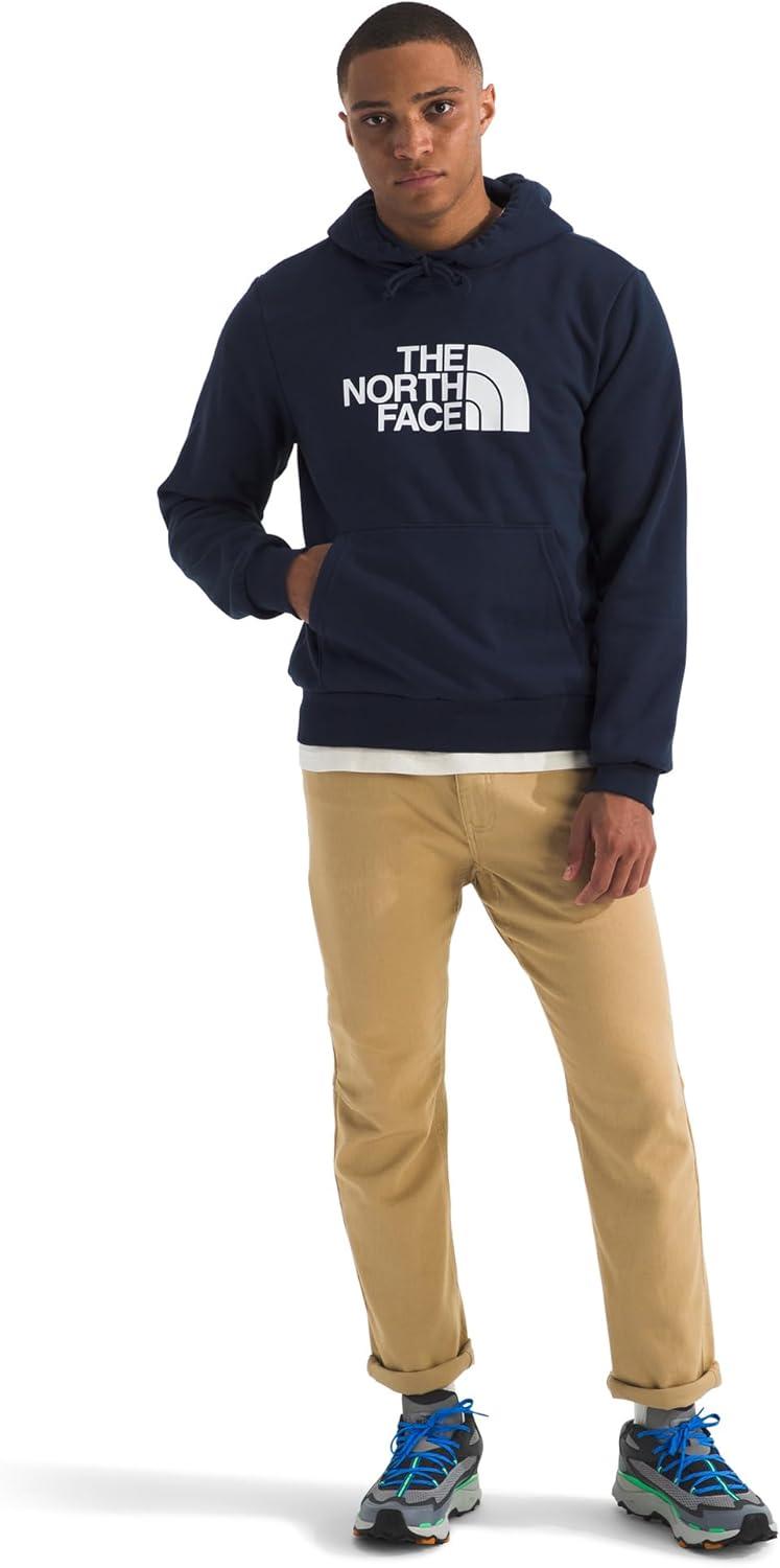 imageTHE NORTH FACE Mens Evolution Half Dome Hoodie Sweatshirt with 2 Piece Hood Adjustable Drawcord Kangaroo Hand PocketSummit Navy