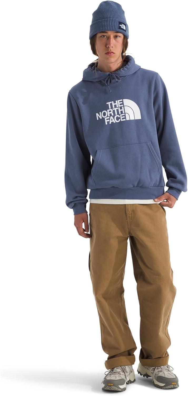 imageTHE NORTH FACE Mens Evolution Half Dome Hoodie Sweatshirt with 2 Piece Hood Adjustable Drawcord Kangaroo Hand PocketTwilight Galaxy