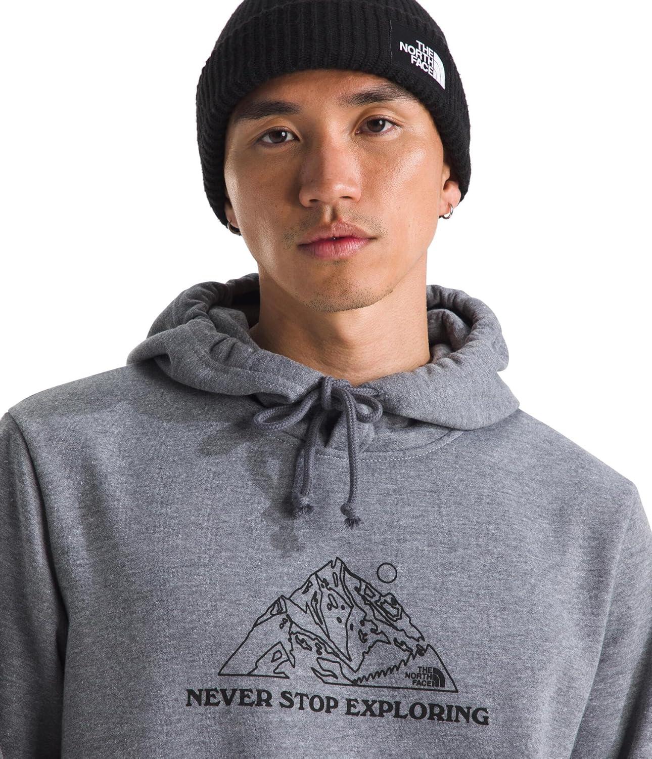 imageTHE NORTH FACE Mens Evolution Tnf Mtn HoodieTnf Mid Grey Heather
