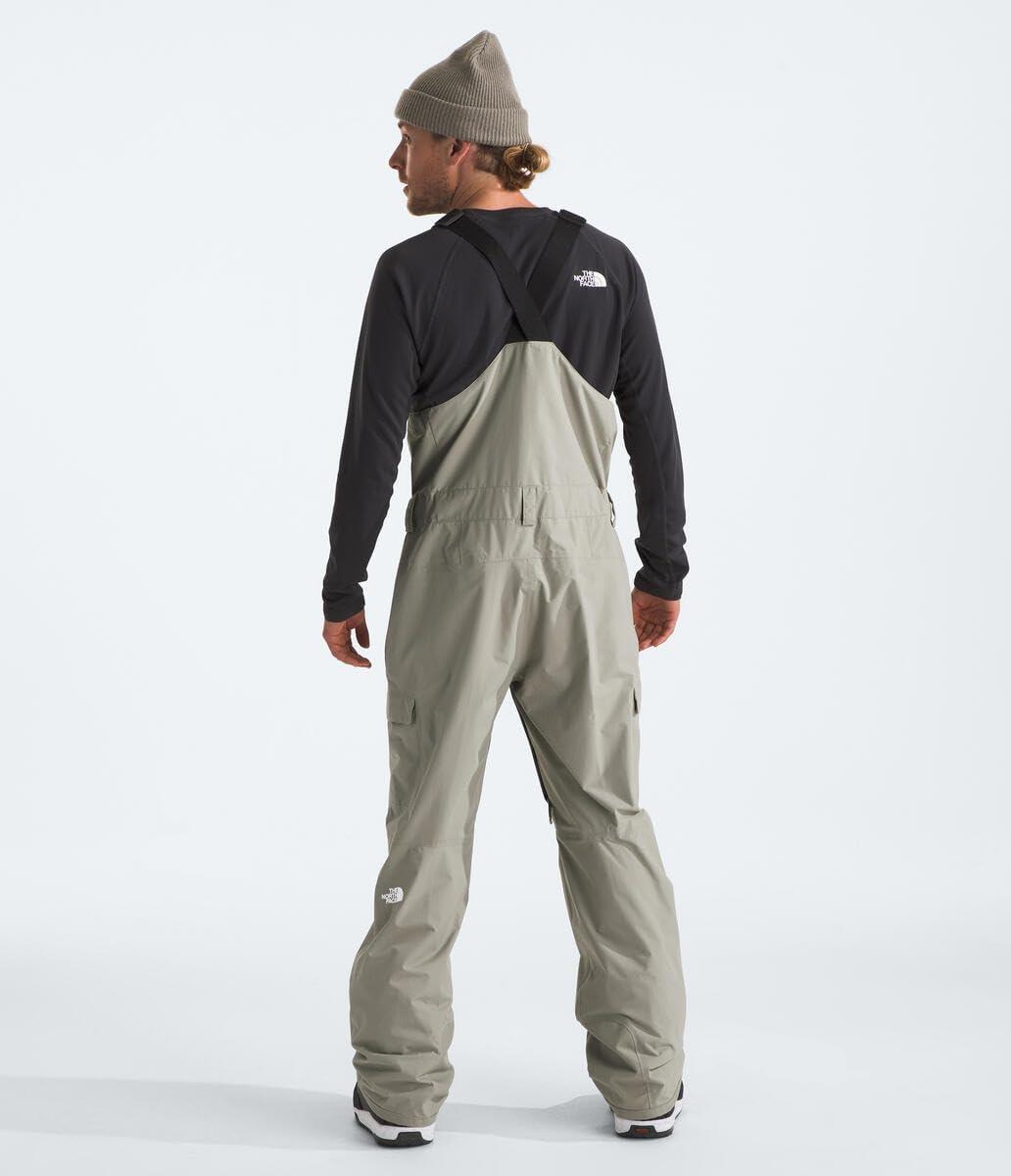 imageTHE NORTH FACE Mens Freedom Ski and Snow Bib Waterproof Builtin Gaiter Mesh Lined BreathabilityClay Grey