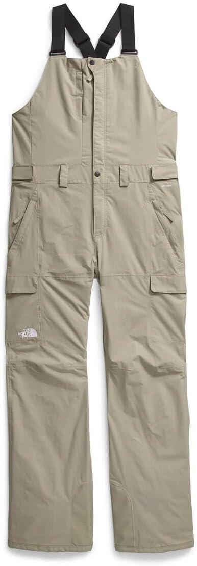 imageTHE NORTH FACE Mens Freedom Ski and Snow Bib Waterproof Builtin Gaiter Mesh Lined BreathabilityClay Grey