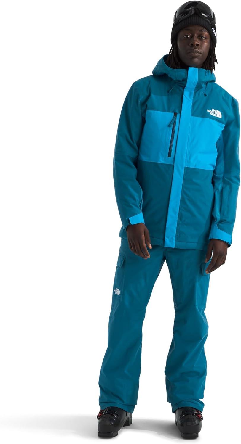 imageTHE NORTH FACE Mens Freedom Ski and Snow Bib Waterproof Builtin Gaiter Mesh Lined BreathabilityDusk Blue