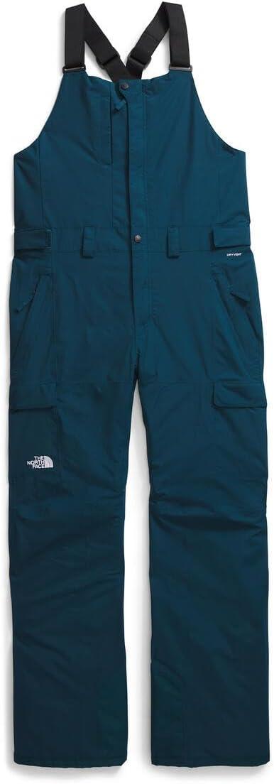 imageTHE NORTH FACE Mens Freedom Ski and Snow Bib Waterproof Builtin Gaiter Mesh Lined BreathabilityMidnight Petrol